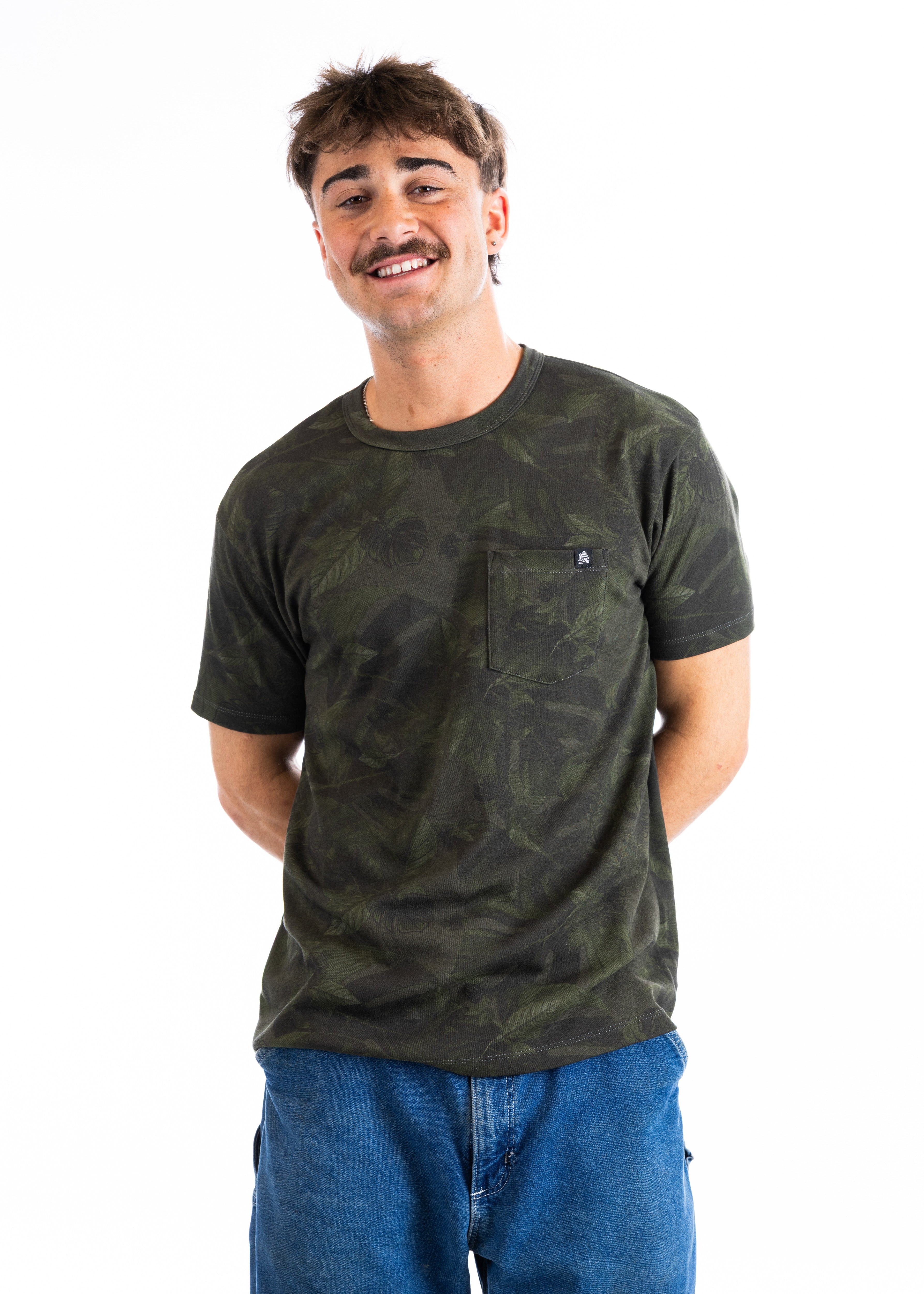 Men's Monstera Dream Interlock PKT Tee
