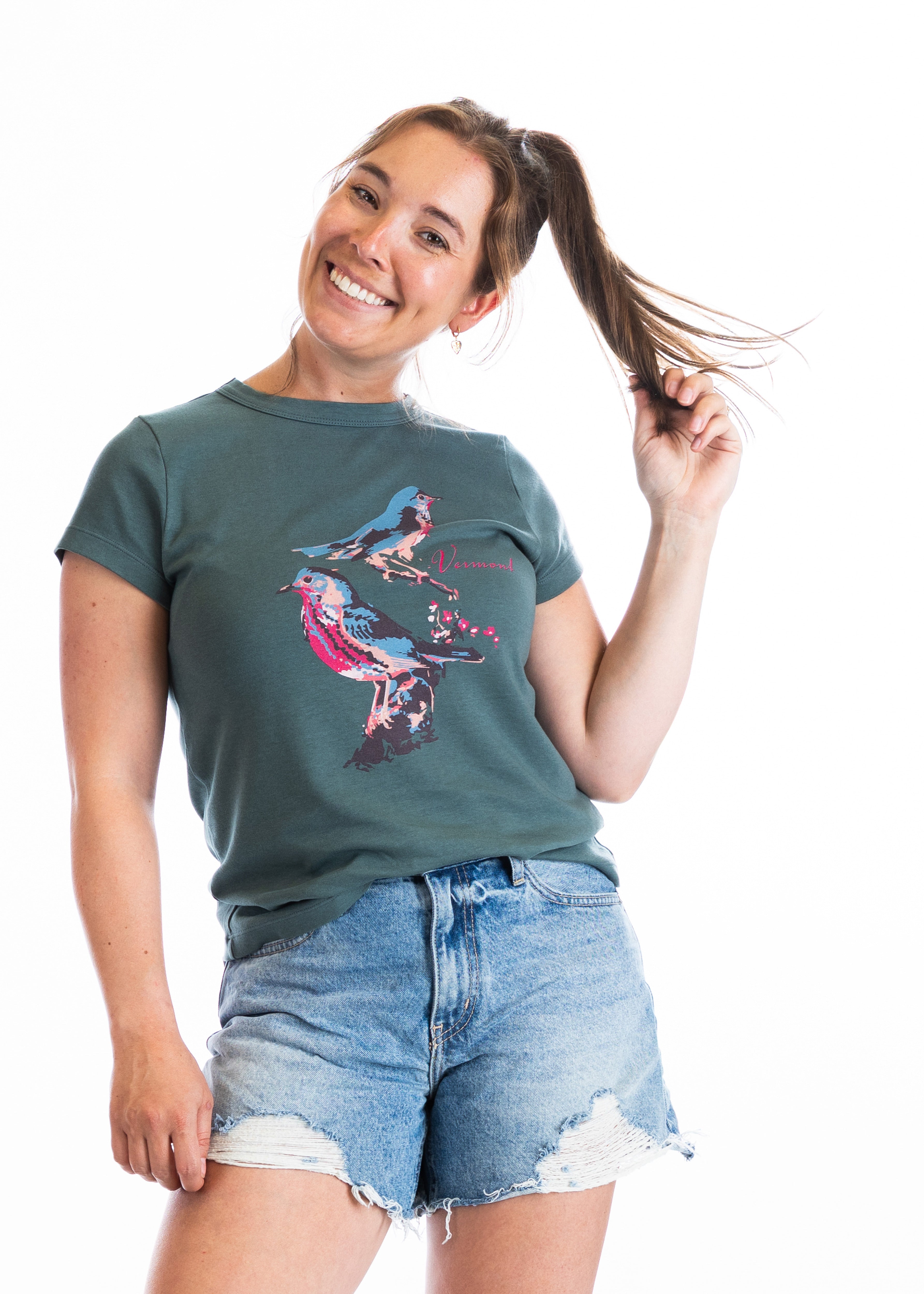 Women's Hermit Thrush Interlock Tee