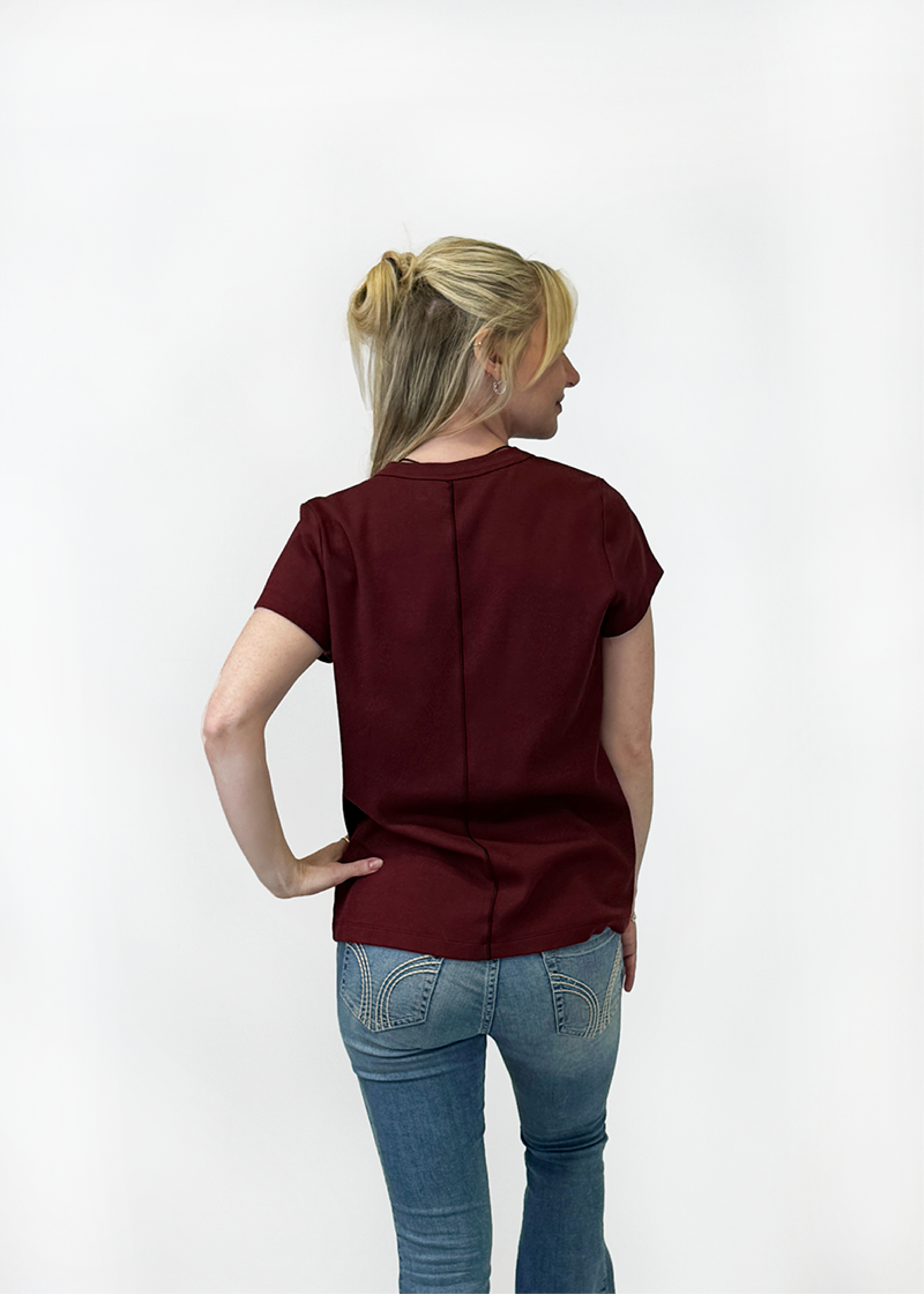 Women's Solid Interlock STCH Tee