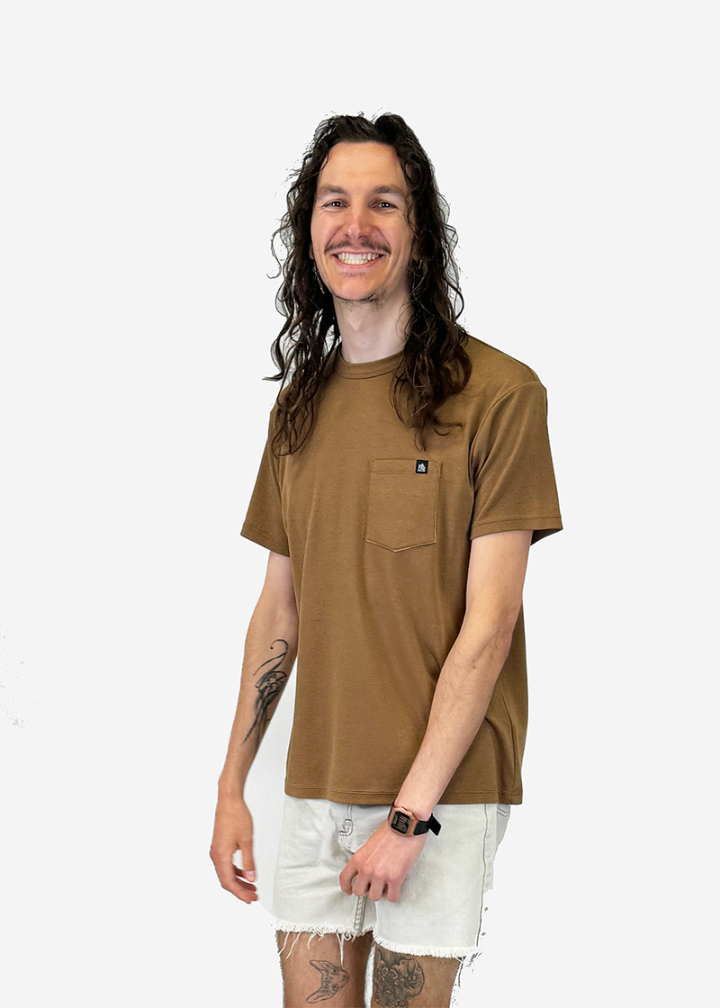 Men's Solid Interlock PKT Tee